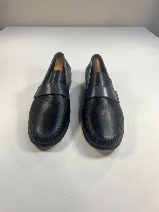 Robert Graham Hardwicke Leather Loafers Black 11.5 | RGS5209 main image 6